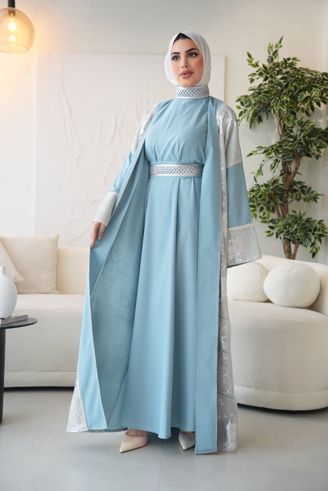 Daraa Model 7388 - Cotton - Sky Blue